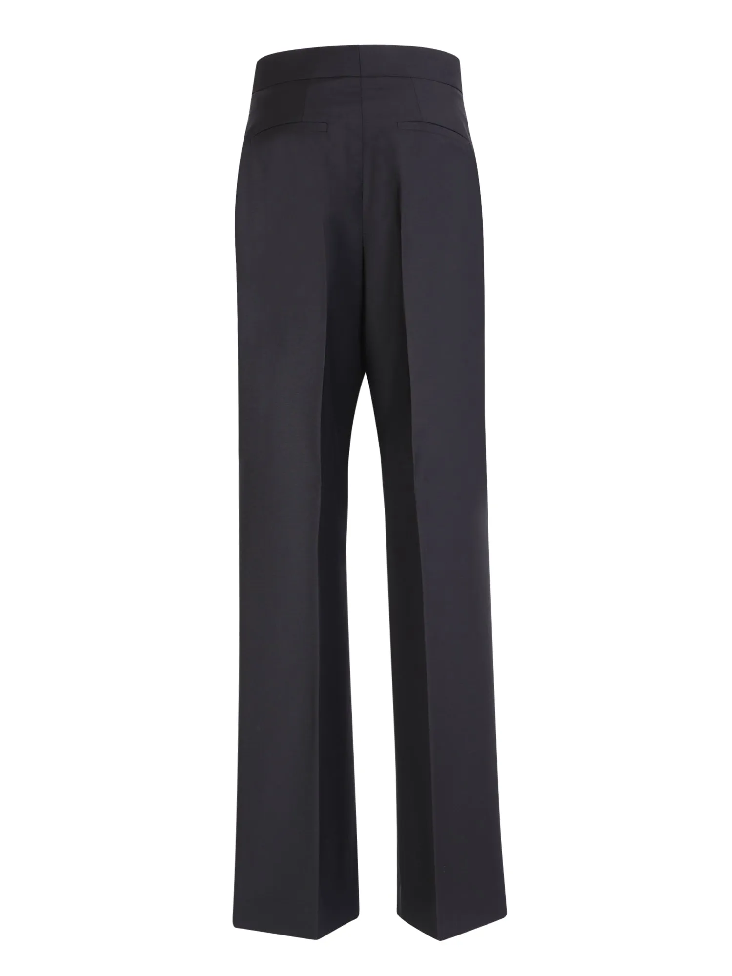 Wool blend trousers