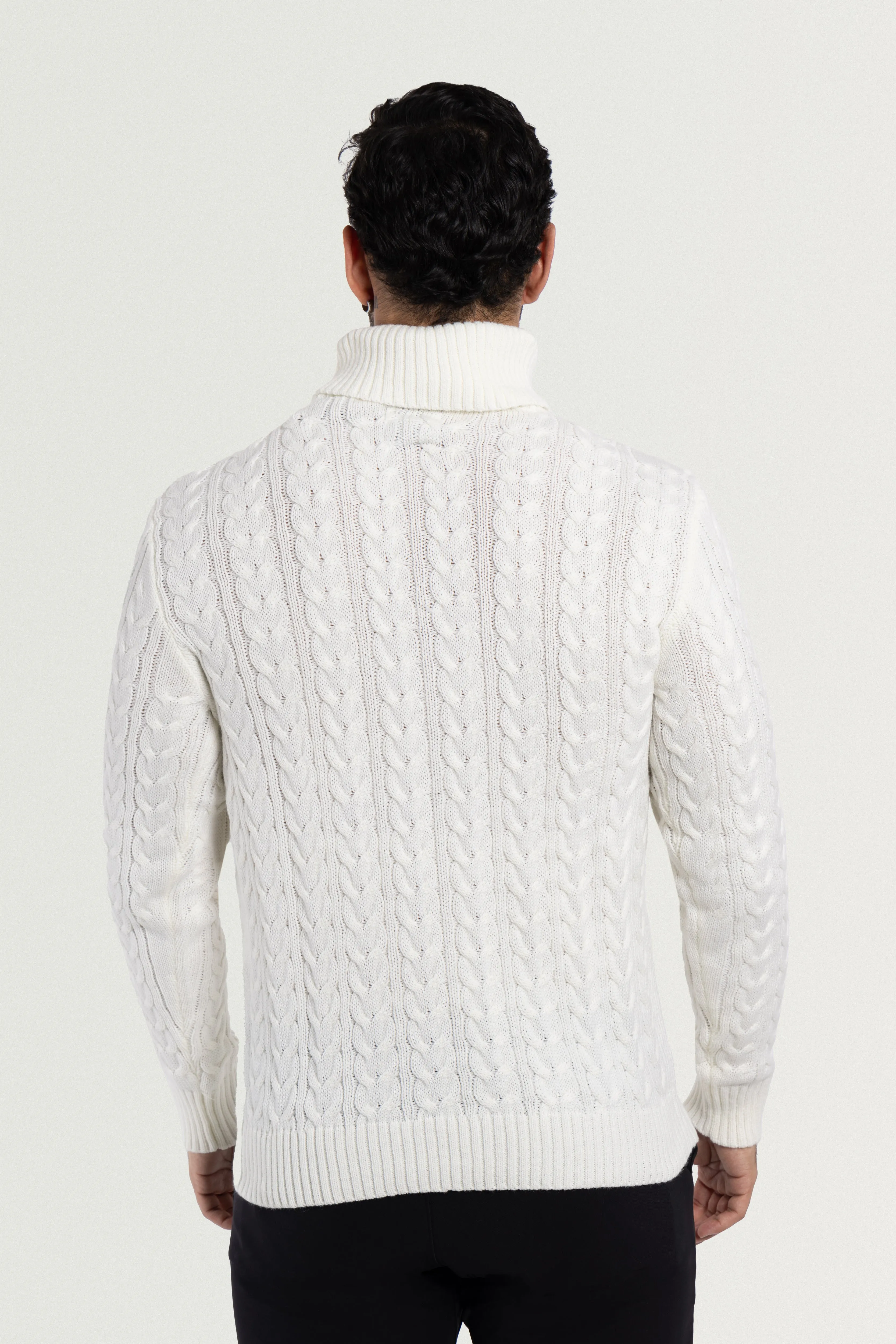 X RAY Men's Soft Slim Fit Turtleneck Pullover Sweaters