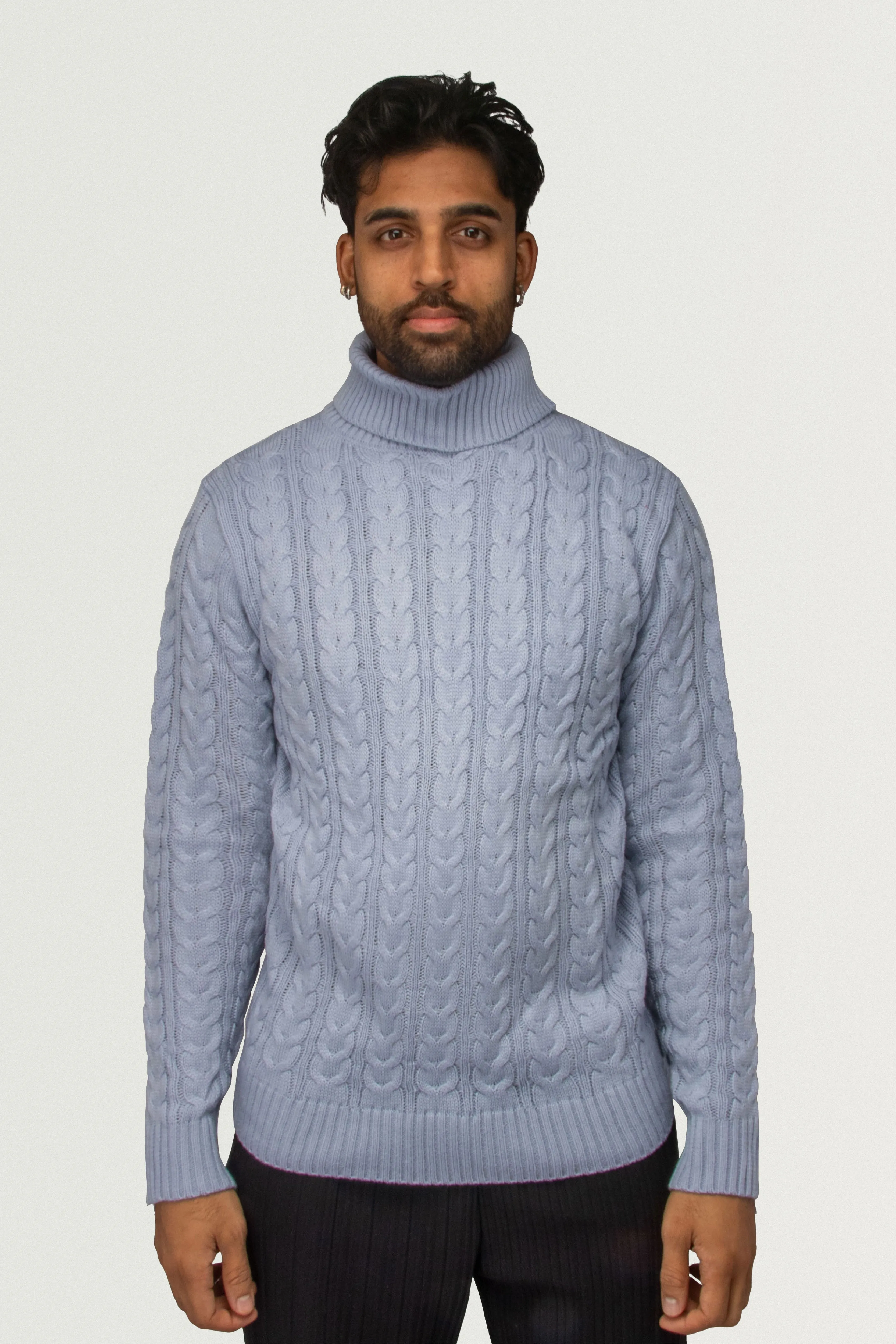 X RAY Men's Soft Slim Fit Turtleneck Pullover Sweaters