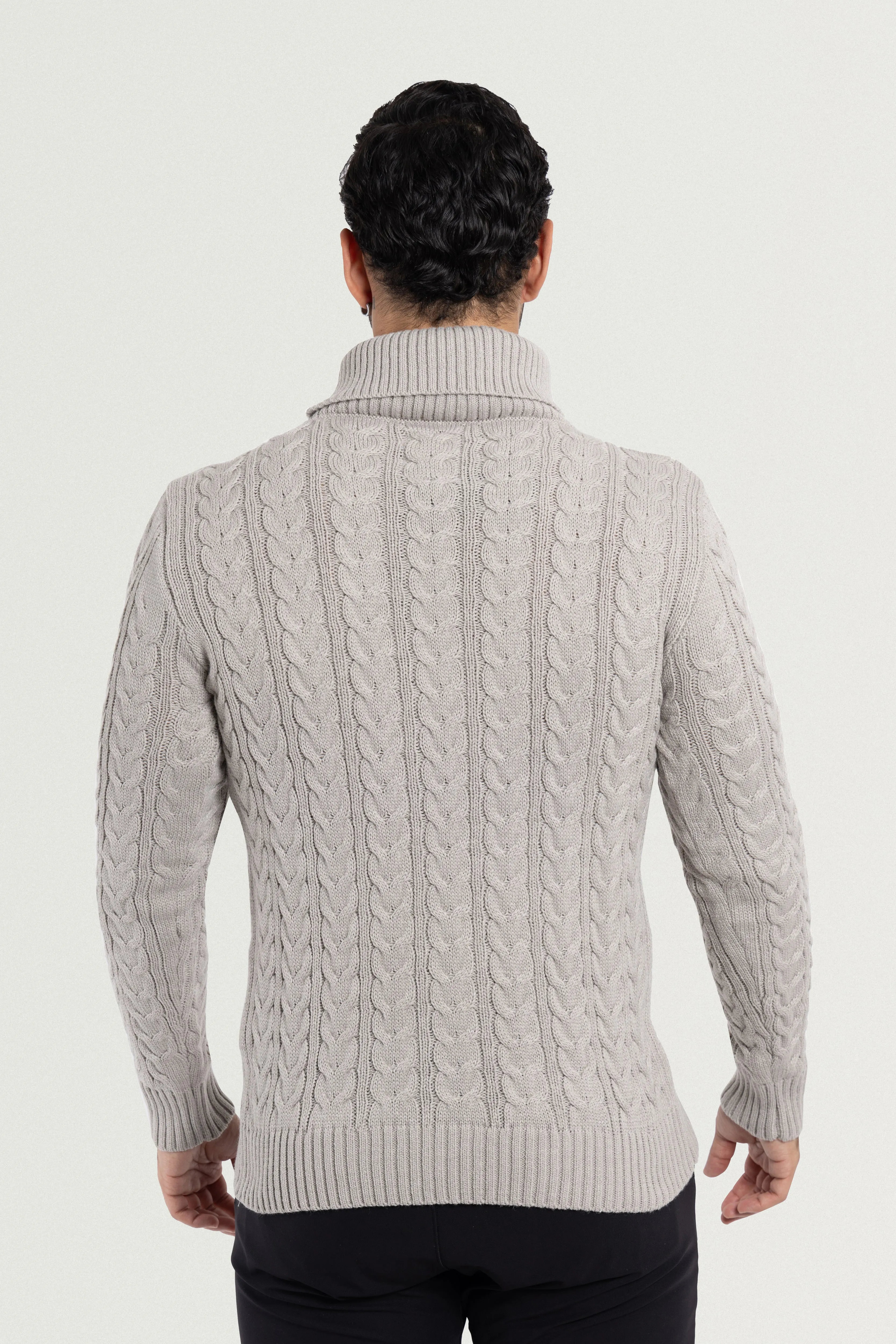 X RAY Men's Soft Slim Fit Turtleneck Pullover Sweaters