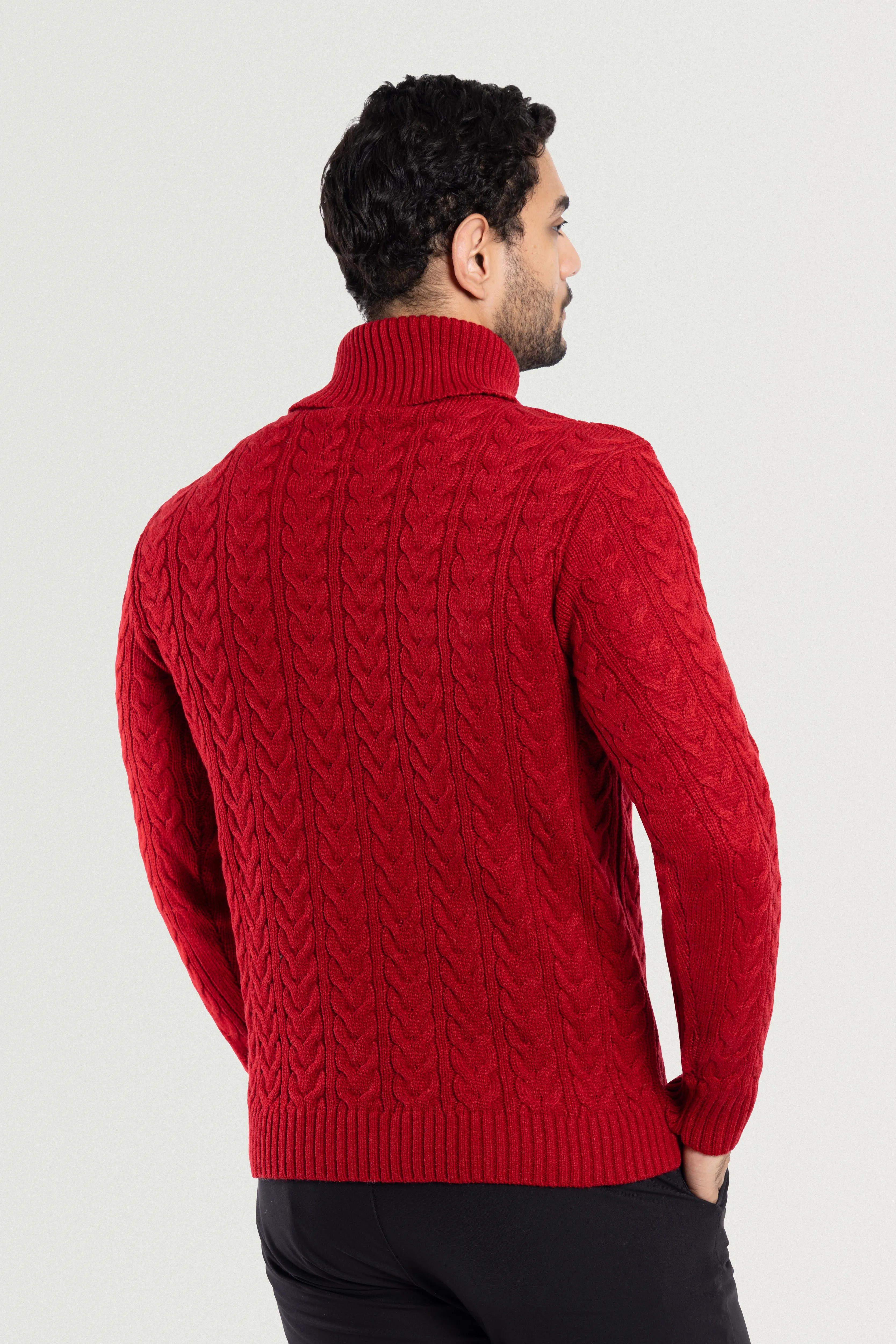 X RAY Men's Soft Slim Fit Turtleneck Pullover Sweaters