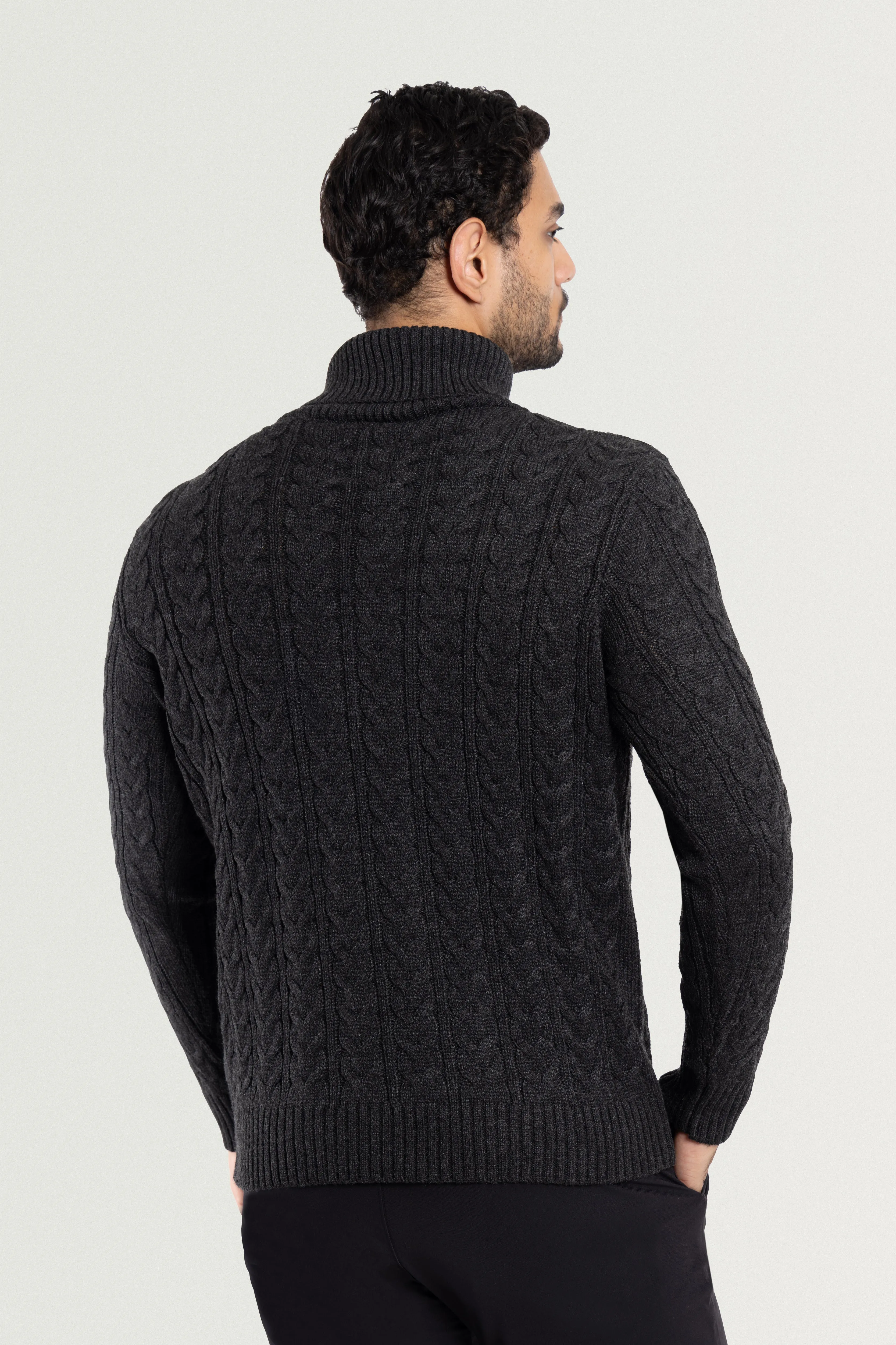 X RAY Men's Soft Slim Fit Turtleneck Pullover Sweaters